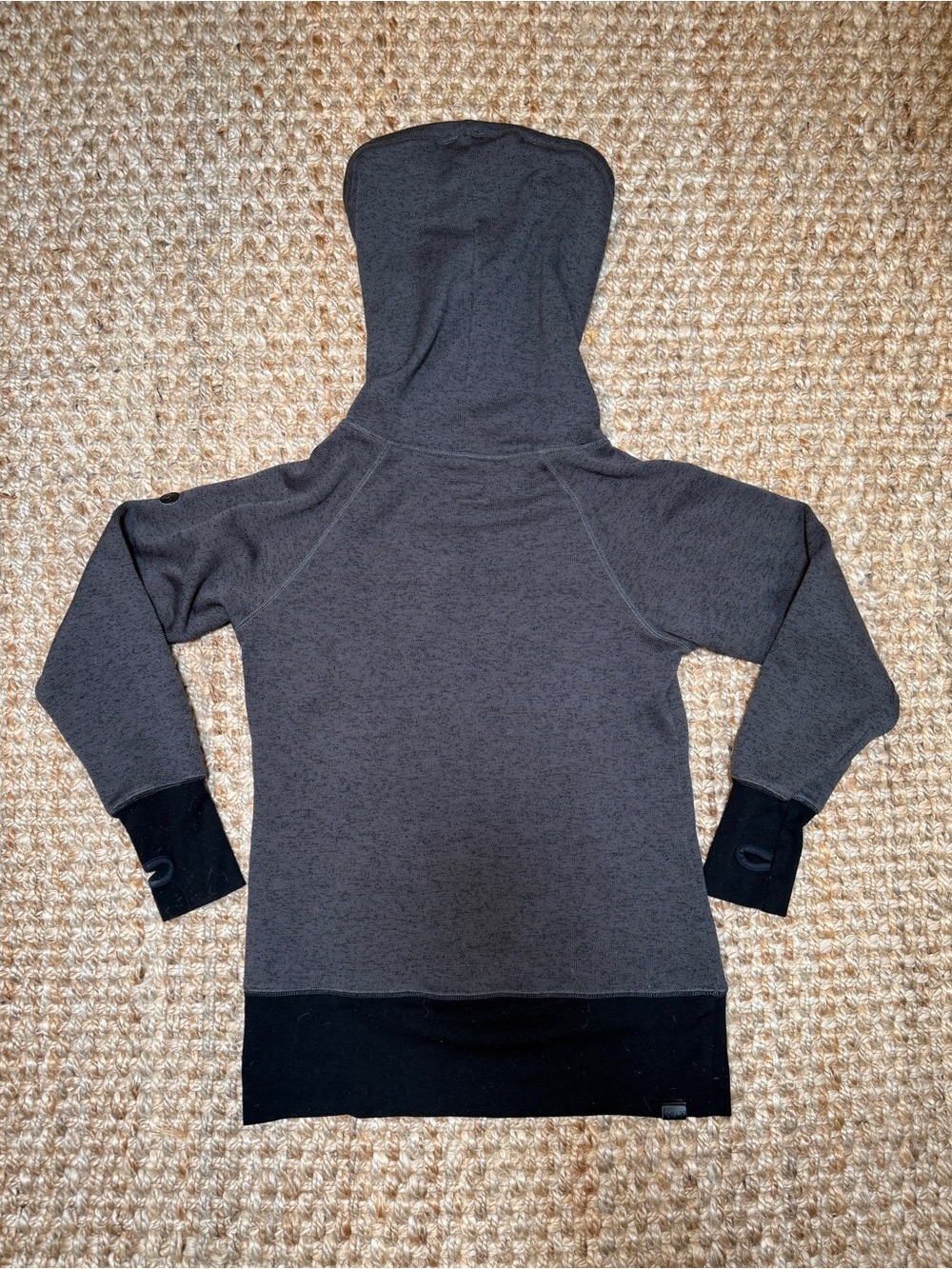 Roxy fleece sweatshirt with neck/mini hood - Picture 4 of 11